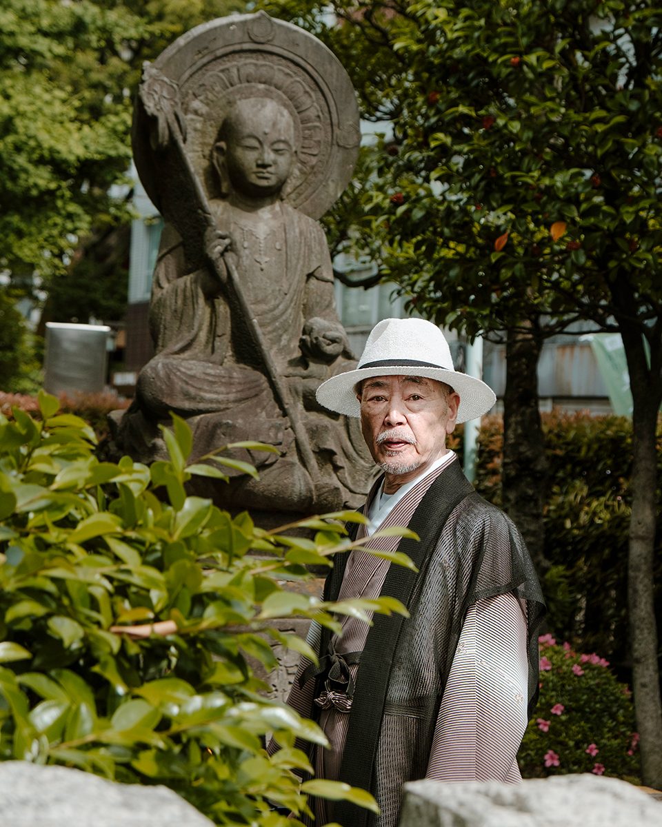 Temple man Tokyo