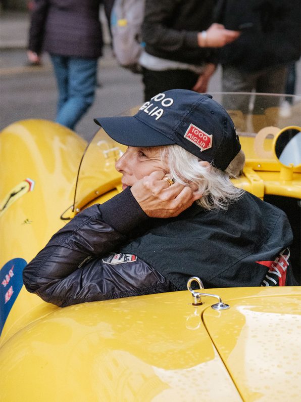 A women at the Mille Miglia, 2019, Italia